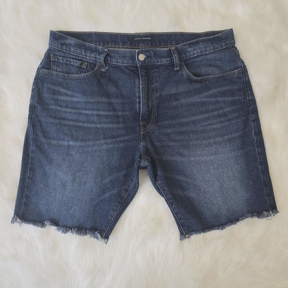 Lucky Brand Athletic Fit Jean Shorts Men's 36 Summer